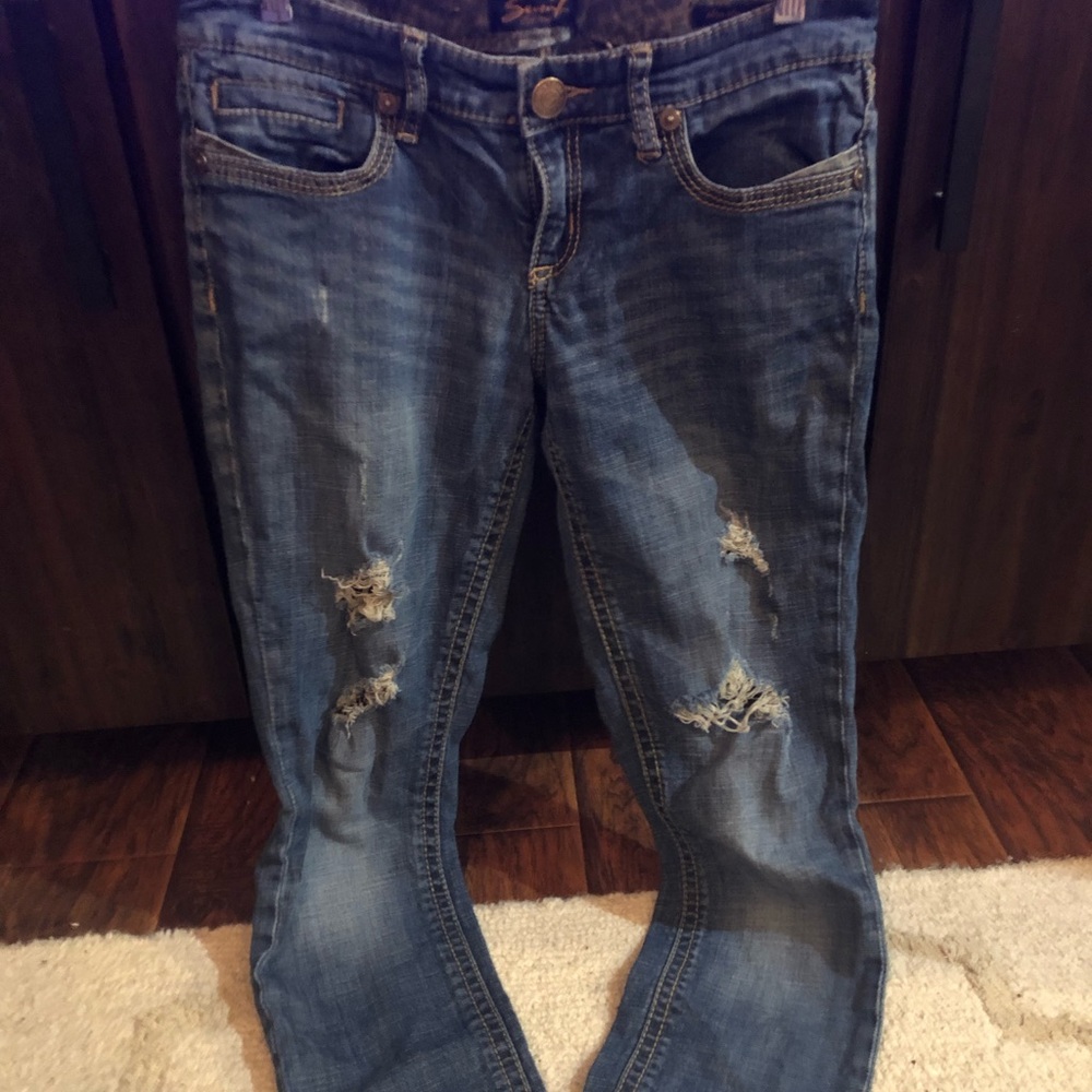 💚7 For all mankind skinny distressed jeans